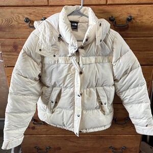 The North Face Cream Puffer Jacket